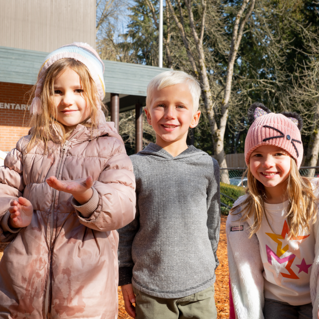 SCS Pre-Kindergarten students playing on Pre-K playground